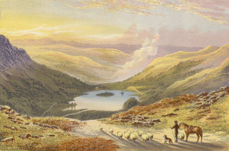 Rydal Water, fra Loughrigg Terrace af Alexander Francis Lydon