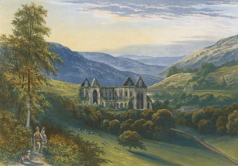 Tintern Abbey af Alexander Francis Lydon