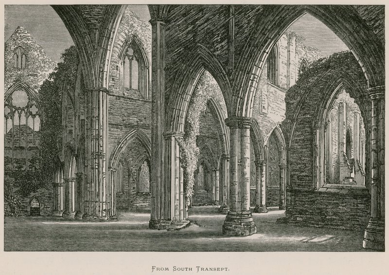 Tintern Abbey, fra det sydlige tværskib af Alexander Francis Lydon