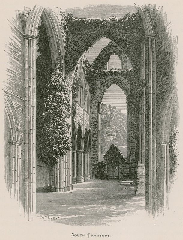 Tintern Abbey, South Transept af Alexander Francis Lydon