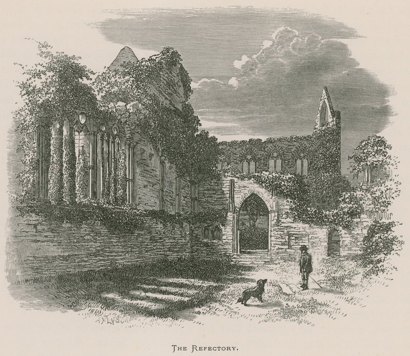 Tintern Abbey, Refectory af Alexander Francis Lydon