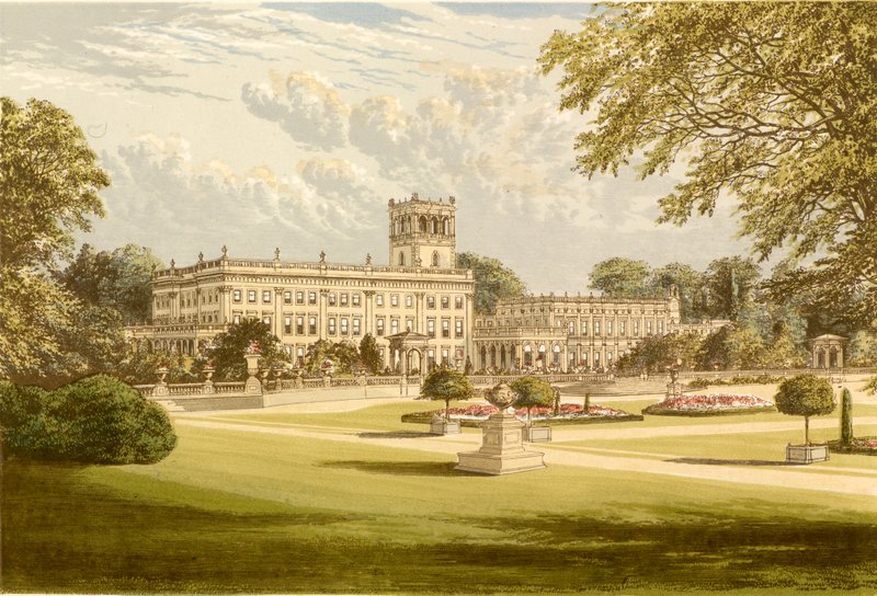 Trentham Hall af Alexander Francis Lydon