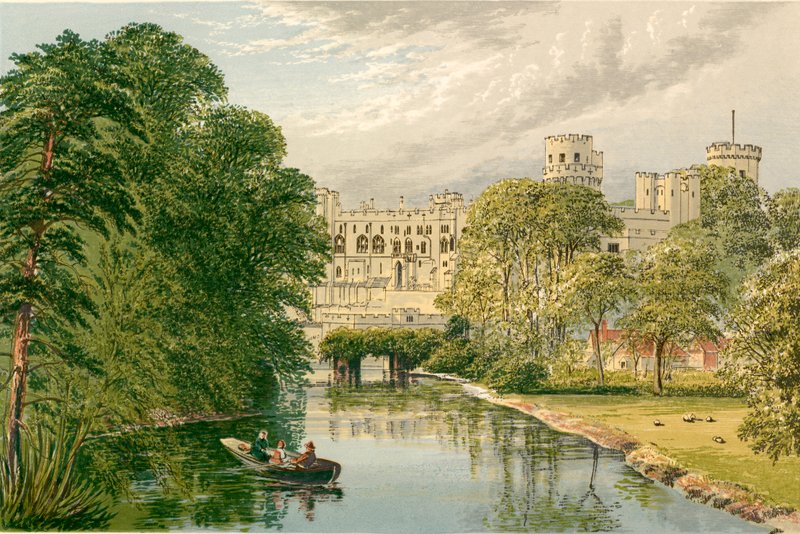 Warwick Castle af Alexander Francis Lydon