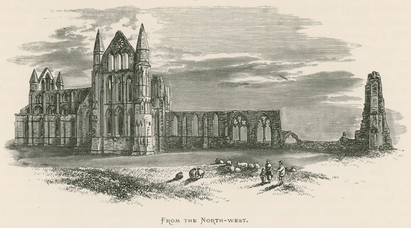 Whitby Abbey, fra nordvest af Alexander Francis Lydon
