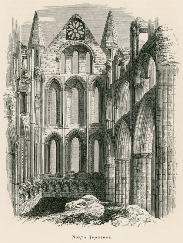 Whitby Abbey, North Transept af Alexander Francis Lydon