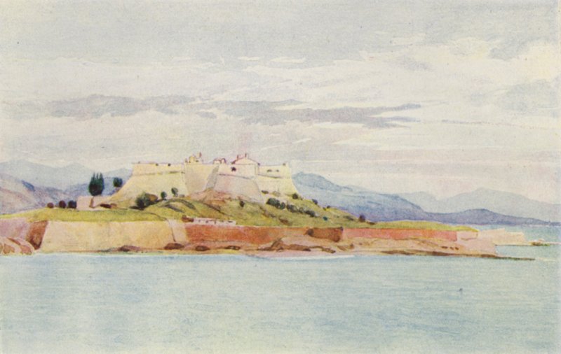 Antibes (farve litho) af Alexander Henry Hallam Murray