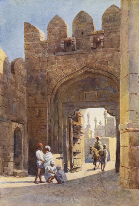 Shahpur-porten, Bijapur af Alexander Henry Hallam Murray