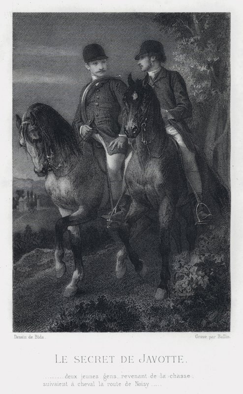 The Secret Of Javotte (gravering) af Alexandre (after) Bida