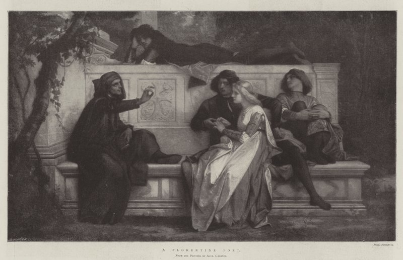 En florentinsk digter af Alexandre Cabanel