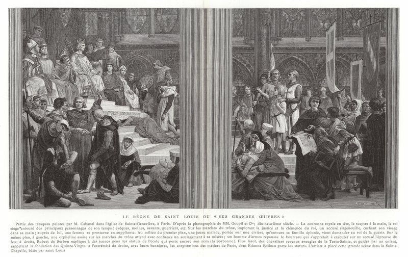 The Reign of Saint Louis, eller hans store værker af Alexandre Cabanel