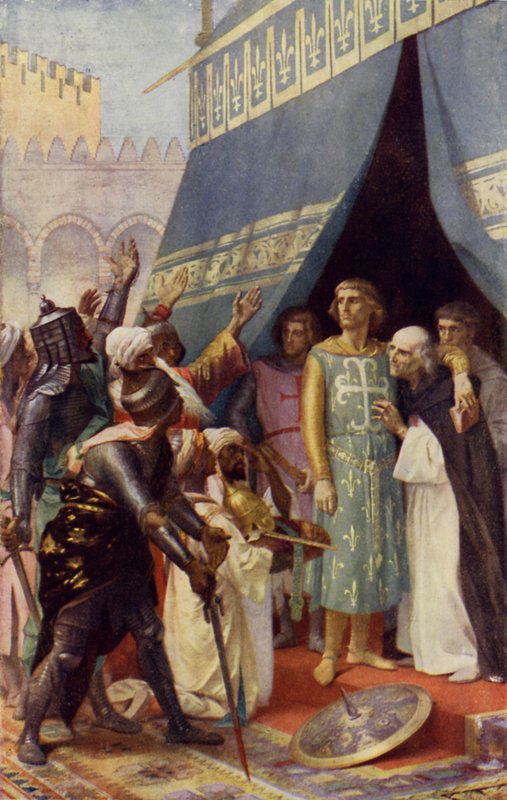 St. Louis en fange i saracenernes hænder af after Alexandre Cabanel