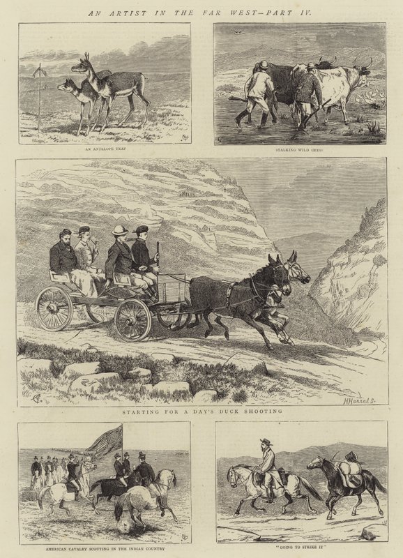 En kunstner i det fjerne vesten, del IV af Alfred Chantrey Corbould
