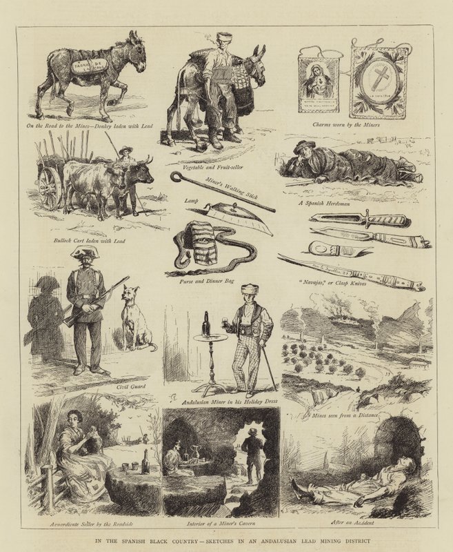 I det spanske sorte land, skitser i et andalusisk blyminedistrikt af Alfred Chantrey Corbould