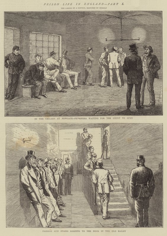 Prison Life in England, del I, en straffefanges karriere af Alfred Chantrey Corbould