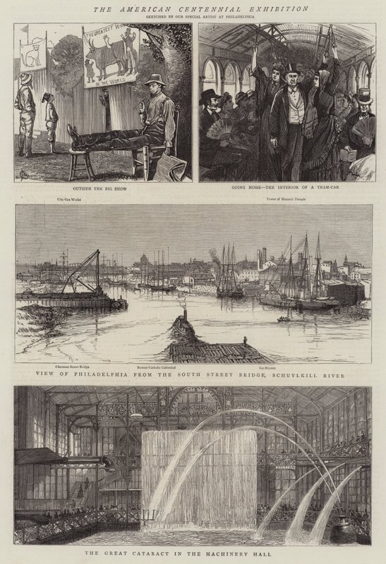 Den amerikanske Centennial Exhibition af Alfred Chantrey Corbould