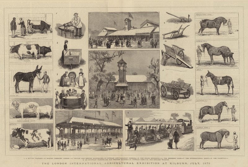 London International Agricultural Exhibition i Kilburn, juli 1879 af Alfred Chantrey Corbould