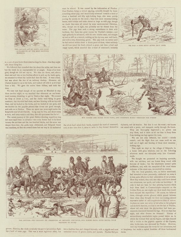 Historien om en skydeudflugt i Tyrkiet af Alfred Chantrey Corbould