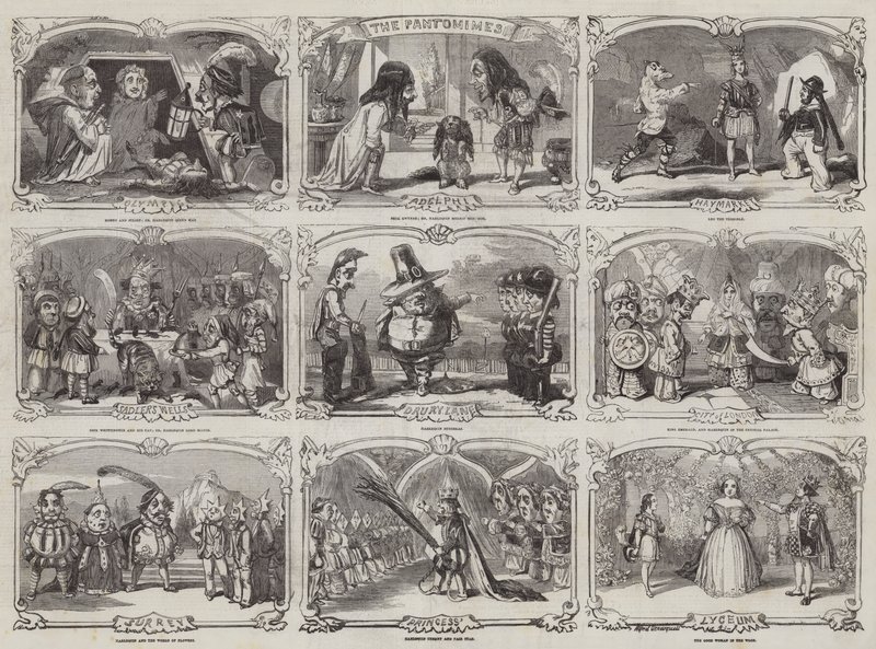 Pantomimes i London af Alfred Crowquill
