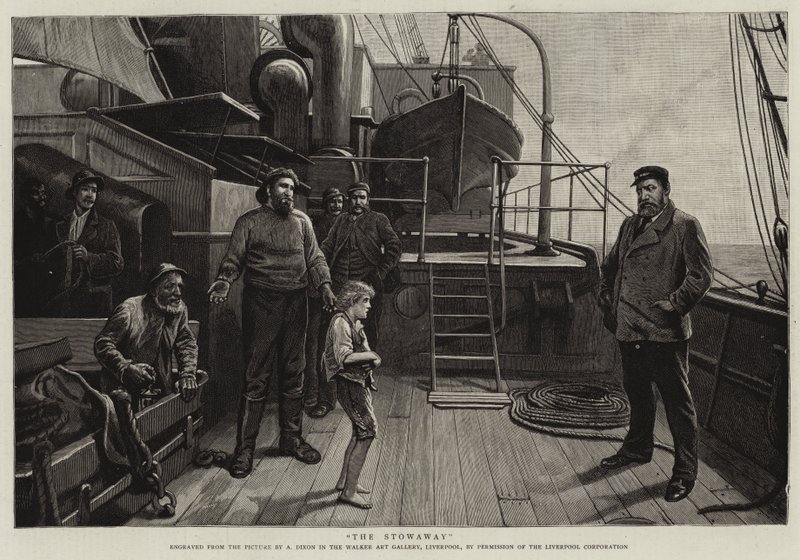 blindpassageren af Alfred Dixon