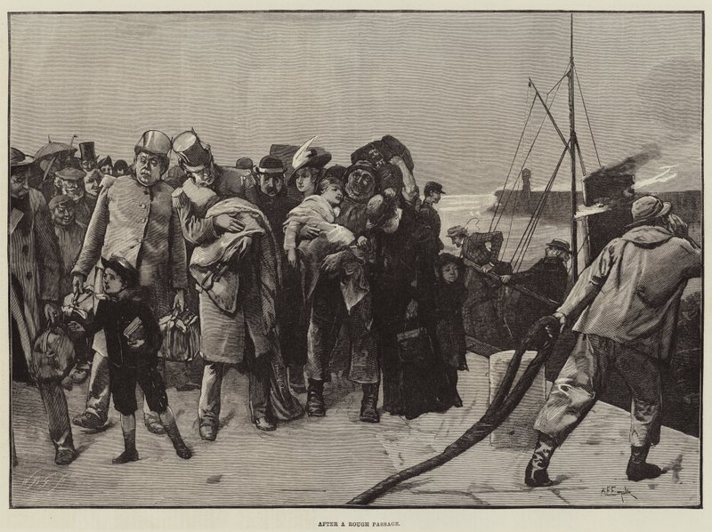Efter en barsk passage af Alfred Edward Emslie