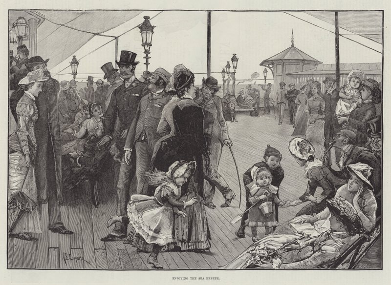 Nyder havbrisen af Alfred Edward Emslie