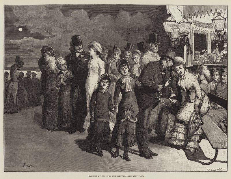 Aften i Spa, Scarborough af Alfred Edward Emslie