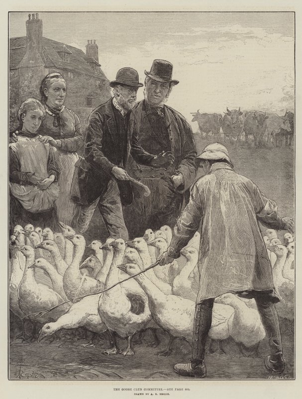 Udvalget for Goose Club af Alfred Edward Emslie