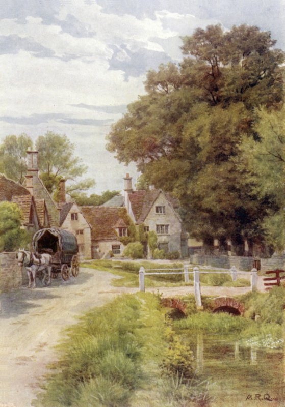 Ashton Keynes, spædbarnet Themsen af Alfred Robert Quinton