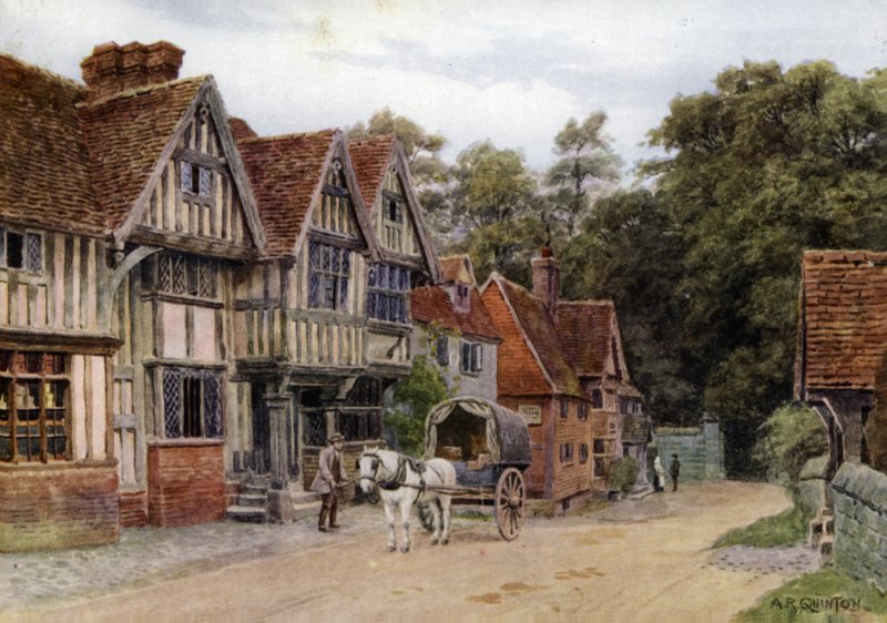 Chiddingstone, Kent af Alfred Robert Quinton