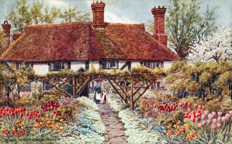 Sommerhus ved Groombridge, Kent af Alfred Robert Quinton