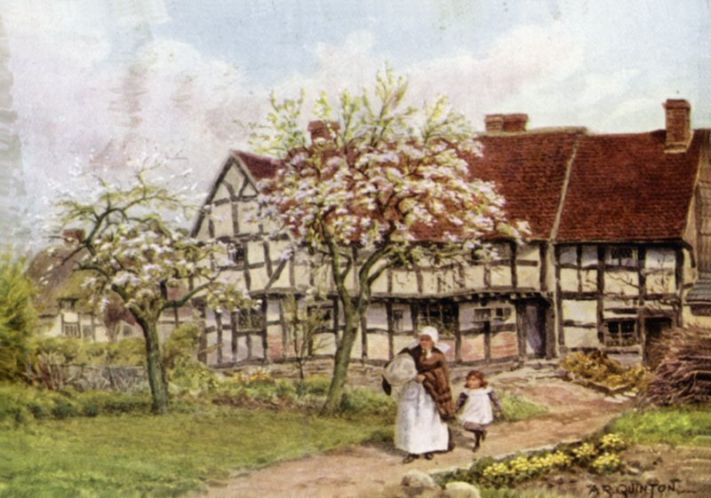 Dossington, nær Stratford-on-Avon af Alfred Robert Quinton
