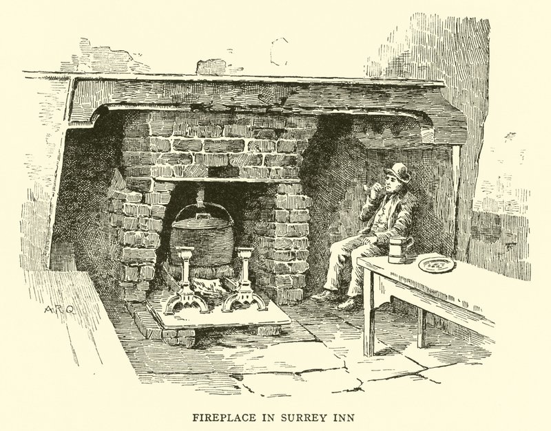 Pejs i Surrey Inn af Alfred Robert Quinton