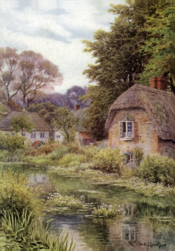 På Avon, ved søen, nær Salisbury af Alfred Robert Quinton