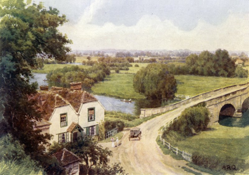 Shillingford Bridge af Alfred Robert Quinton