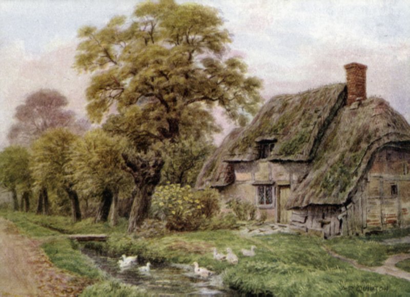 The Brook, Steventon, Berks af Alfred Robert Quinton