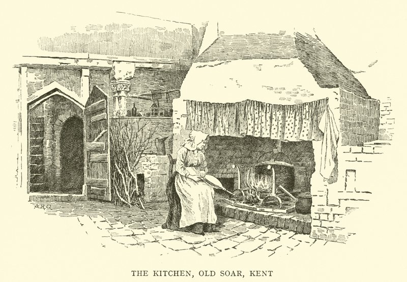 The Kitchen, Old Soar, Kent af Alfred Robert Quinton