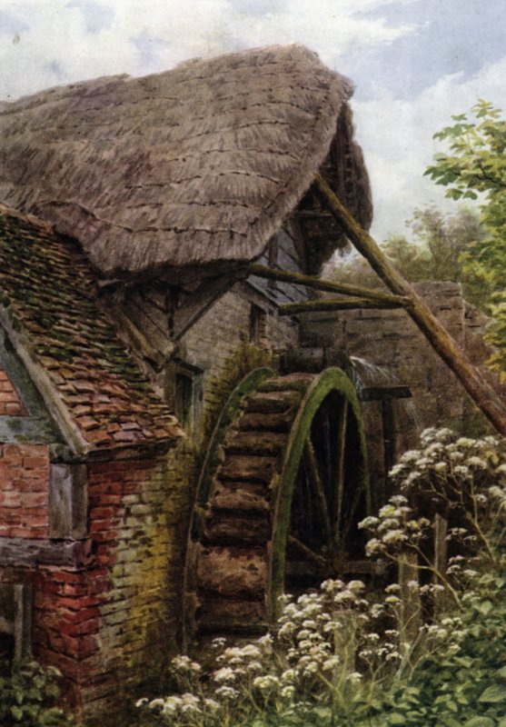 Møllehjulet, Elmley Castle, Worcester af Alfred Robert Quinton