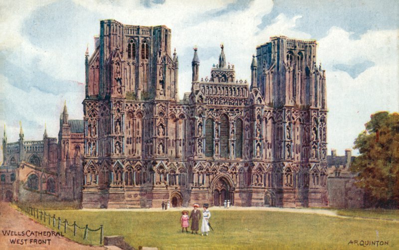 Wells Cathedral, vestfronten af Alfred Robert Quinton