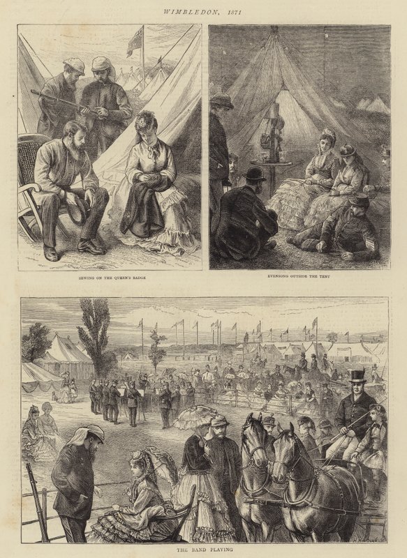 Wimbledon, 1871 af Alfred W. Cooper
