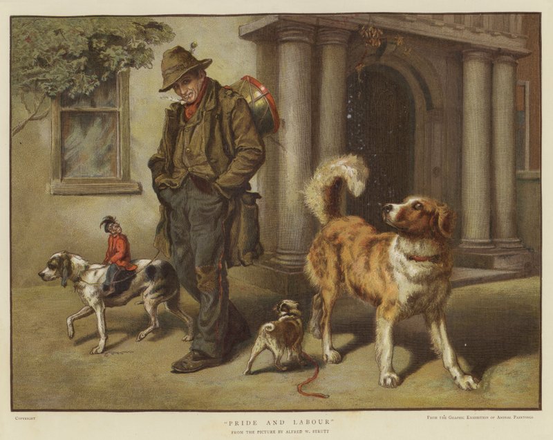 Pride and Labor (chromolitho) af William Strutt