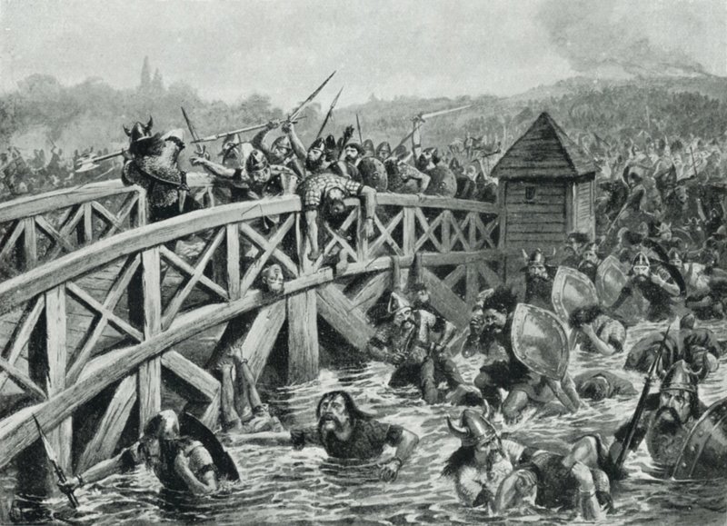 Slaget ved Stamford Bridge, 25. september af Alfred (after) Pearse