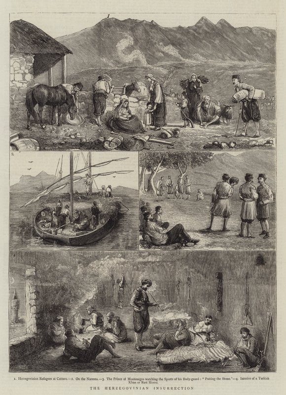 Det Herzegovinske oprør af Alfred Chantrey Corbould
