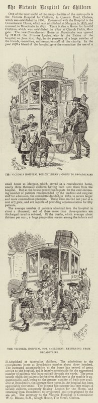 Victoria Hospital for børn af Alfred Chantrey Corbould