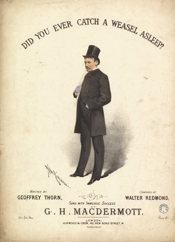 Har du nogensinde fanget en væsel i søvn af Alfred Concanen