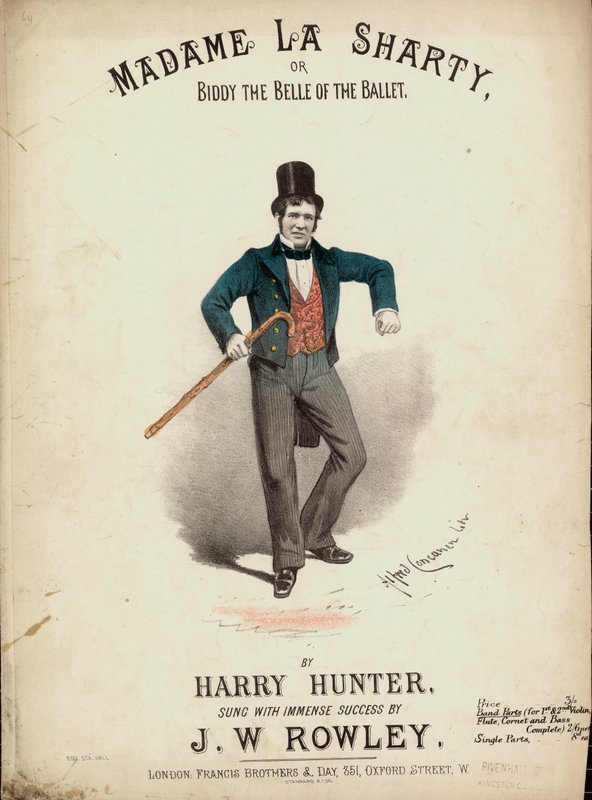 Madame La Sharty eller Biddy the Belle of the Ballet af Alfred Concanen