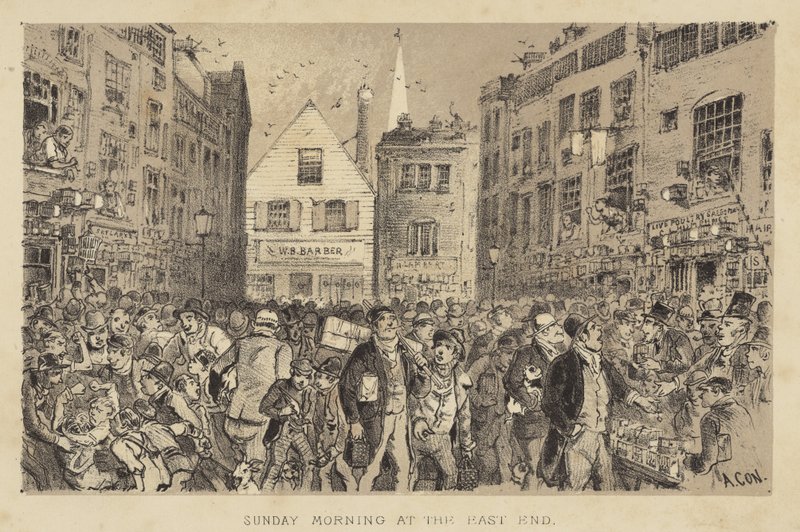 Søndag morgen i East End af Alfred Concanen