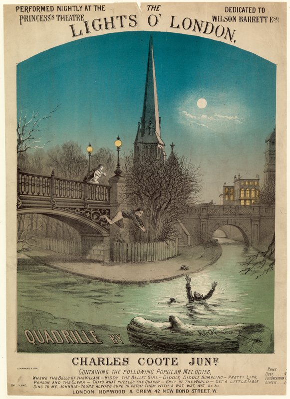 The Lights of London af Alfred Concanen