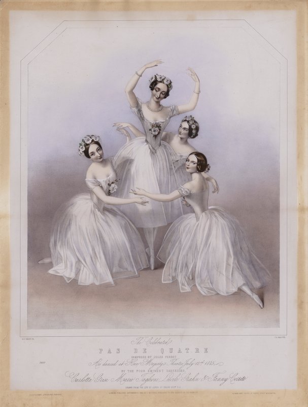 The Celebrated Pas De Quatre komponeret af Jules Perrot, som danset på Her Majesty