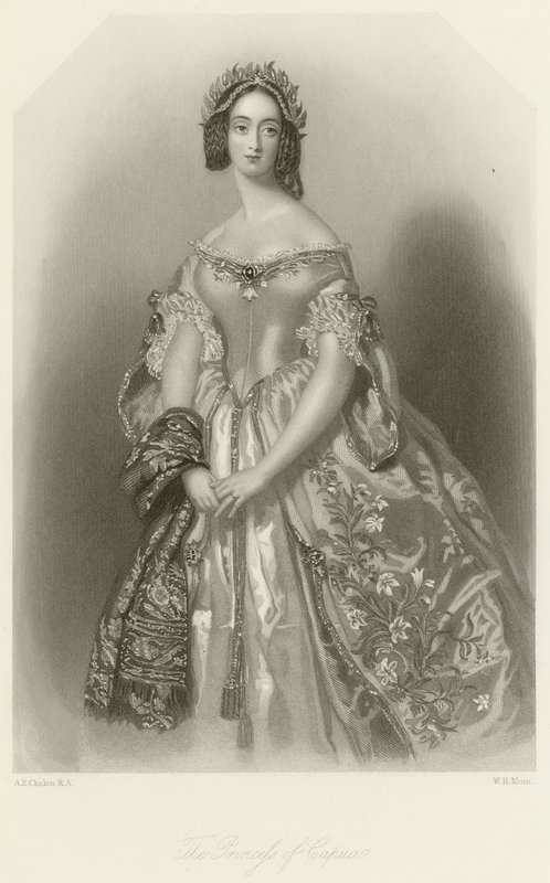 Prinsessen af Capua af Alfred Edward Chalon