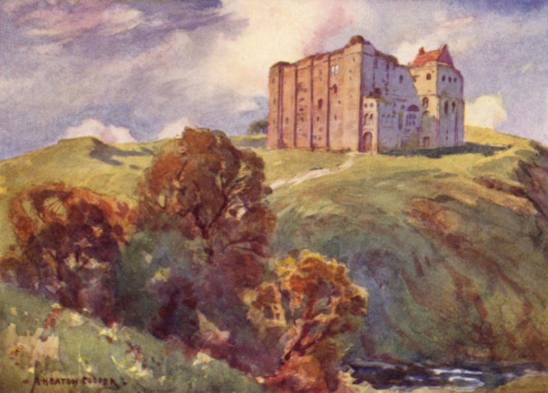 Castle Rising, Norfolk af Alfred Heaton Cooper